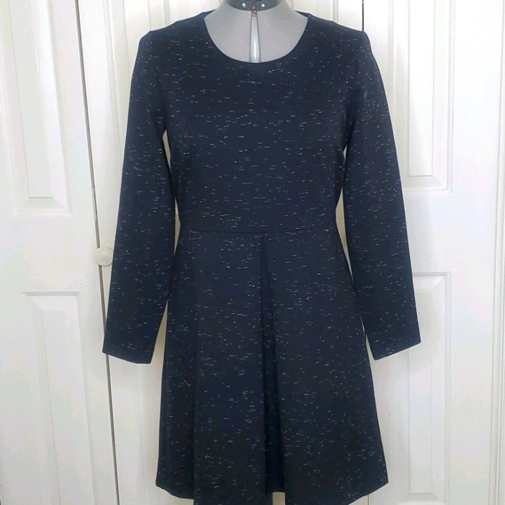 MADEWELL Black Fit and Flare GIA Dress